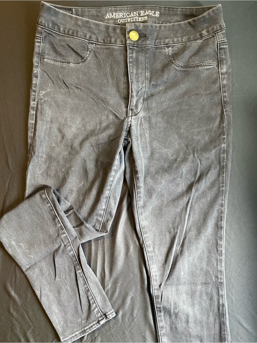 American Eagle Outfitters black high-rise jeggings